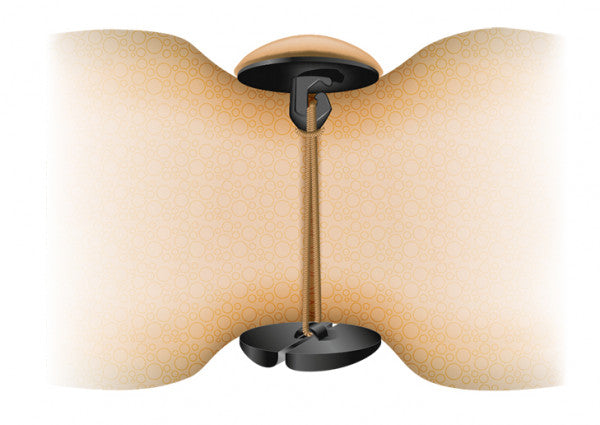 Muovinen verhoilukoukku