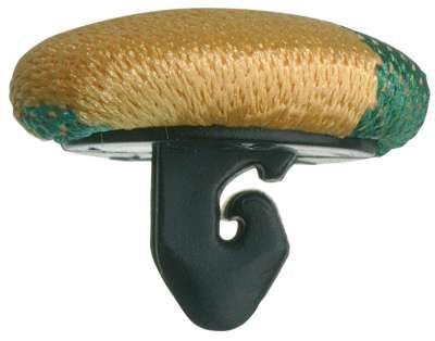 Muovinen verhoilukoukku